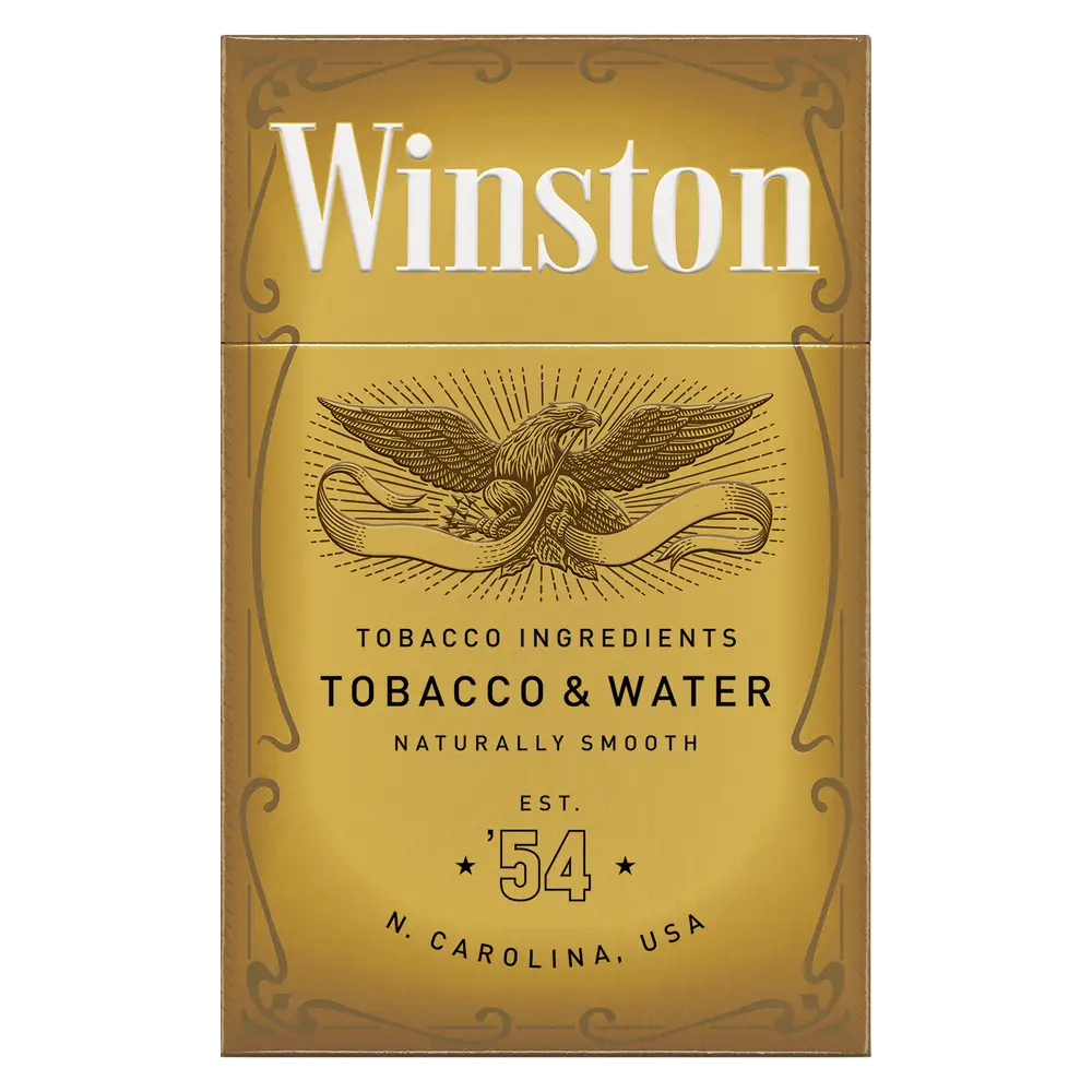 Winston Gold Cigarettes 20ct Box 1pk