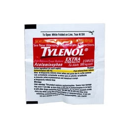 Tylenol Extra-Strength, packet of 2 caplets