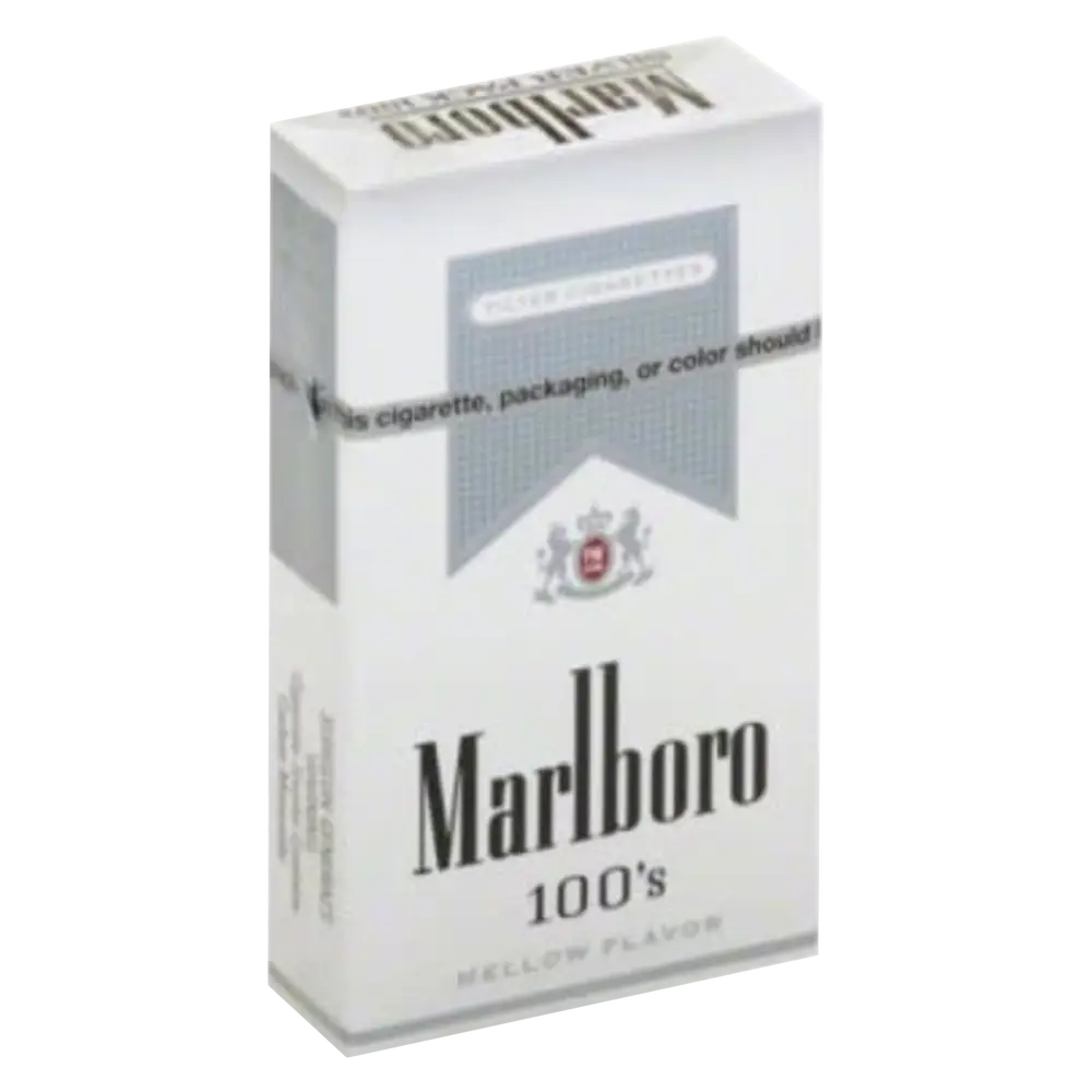 Marlboro Silver 100s Cigarettes 20ct Box 1pk