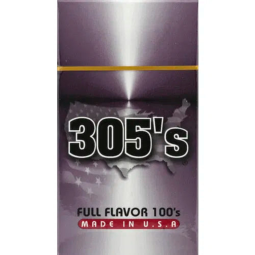 305s Cigarettes, Full Flavor, 100's - 20 Each