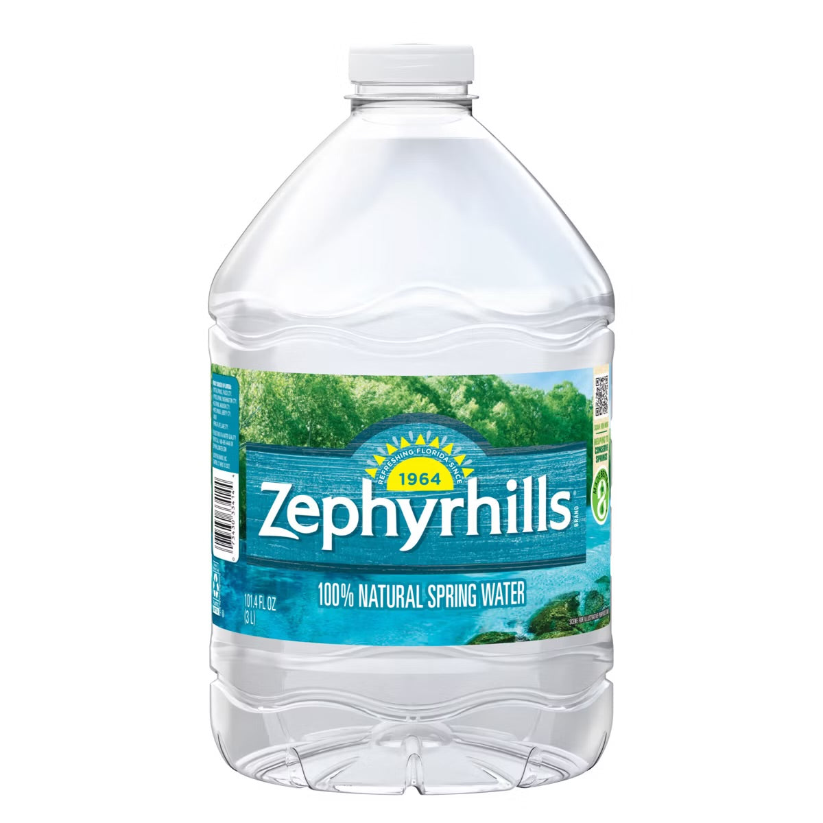 Zephyrhills Brand 100% Natural Spring Water - 101.4 fl oz Jug