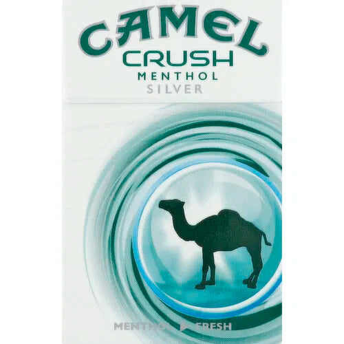 Camel Cigarettes, Silver, Menthol, Crush - 20 Each