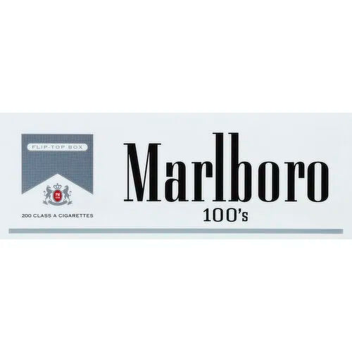 Marlboro Cigarettes, Sliver Pack, 100's, Flip-Top Box - 200 Each