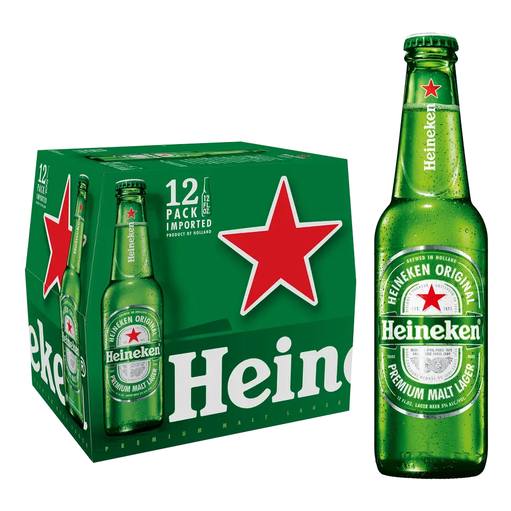 Heineken 12pk 12oz Btl 5.0% ABV