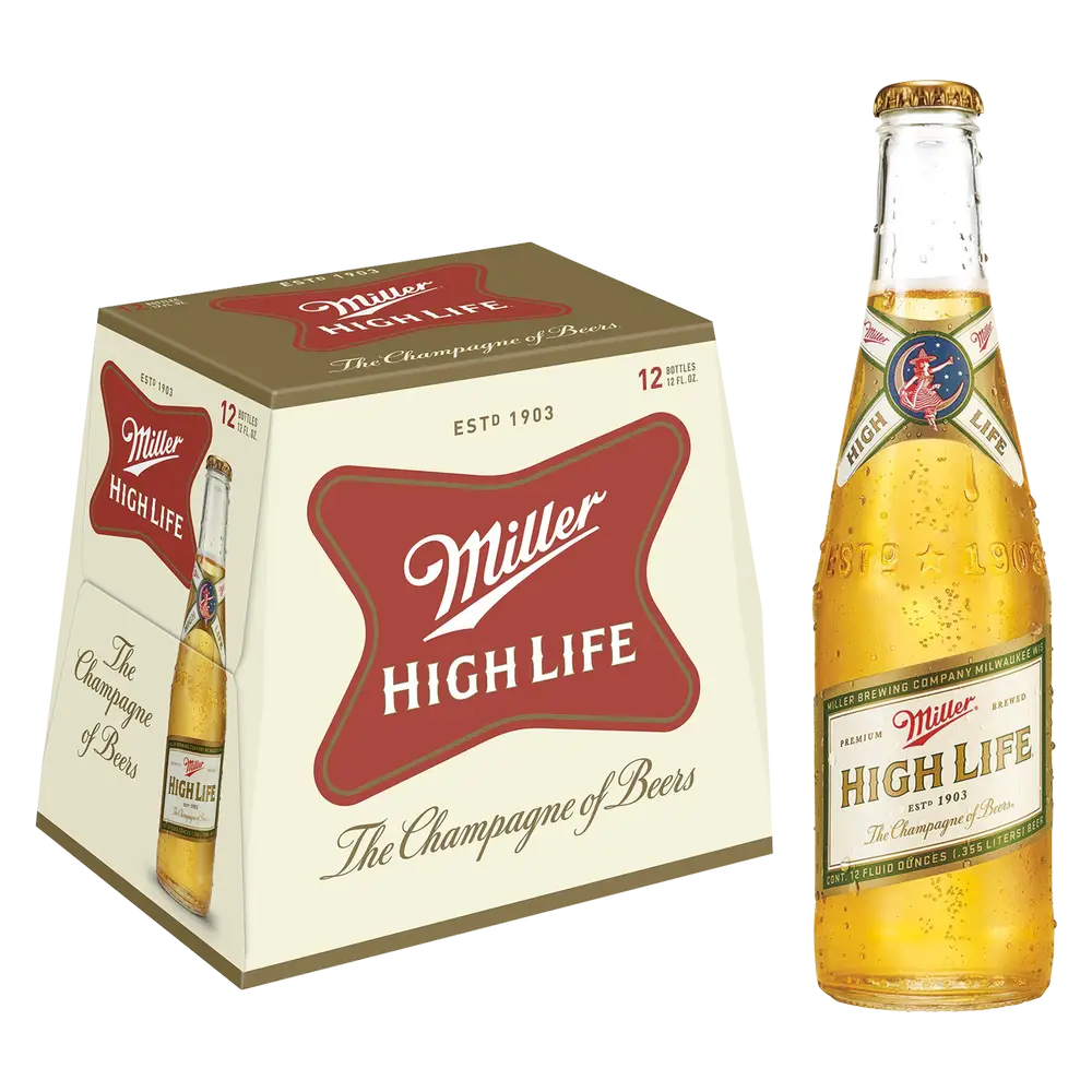 Miller High Life 12pk 12oz Btl 4.6% ABV