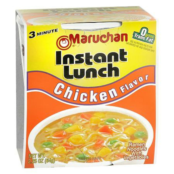 Maruchan Ramen Noodle Soup, Chicken Flavor
2.25 oz
• $0.44/oz