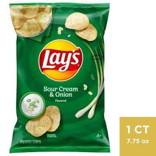 Lay's Sour Cream & Onion Flavored Potato Chips 2.75oz