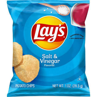 Lay's® Salt & Vinegar Flavored Potato Chips 2.75 oz