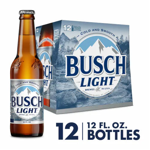 Busch Light Beer (12-12oz) bottles