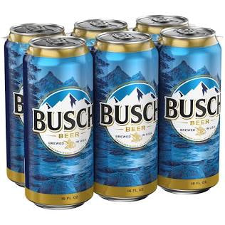 Busch Beer (6 x 16 fl oz) 6 pk cans