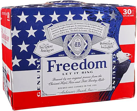 Budweiser American Style Lager 12 pack/12oz cans