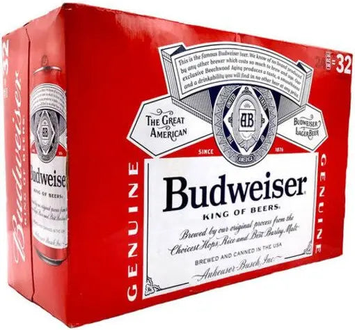Budweiser American Style Lager 18 pack/12 oz cans